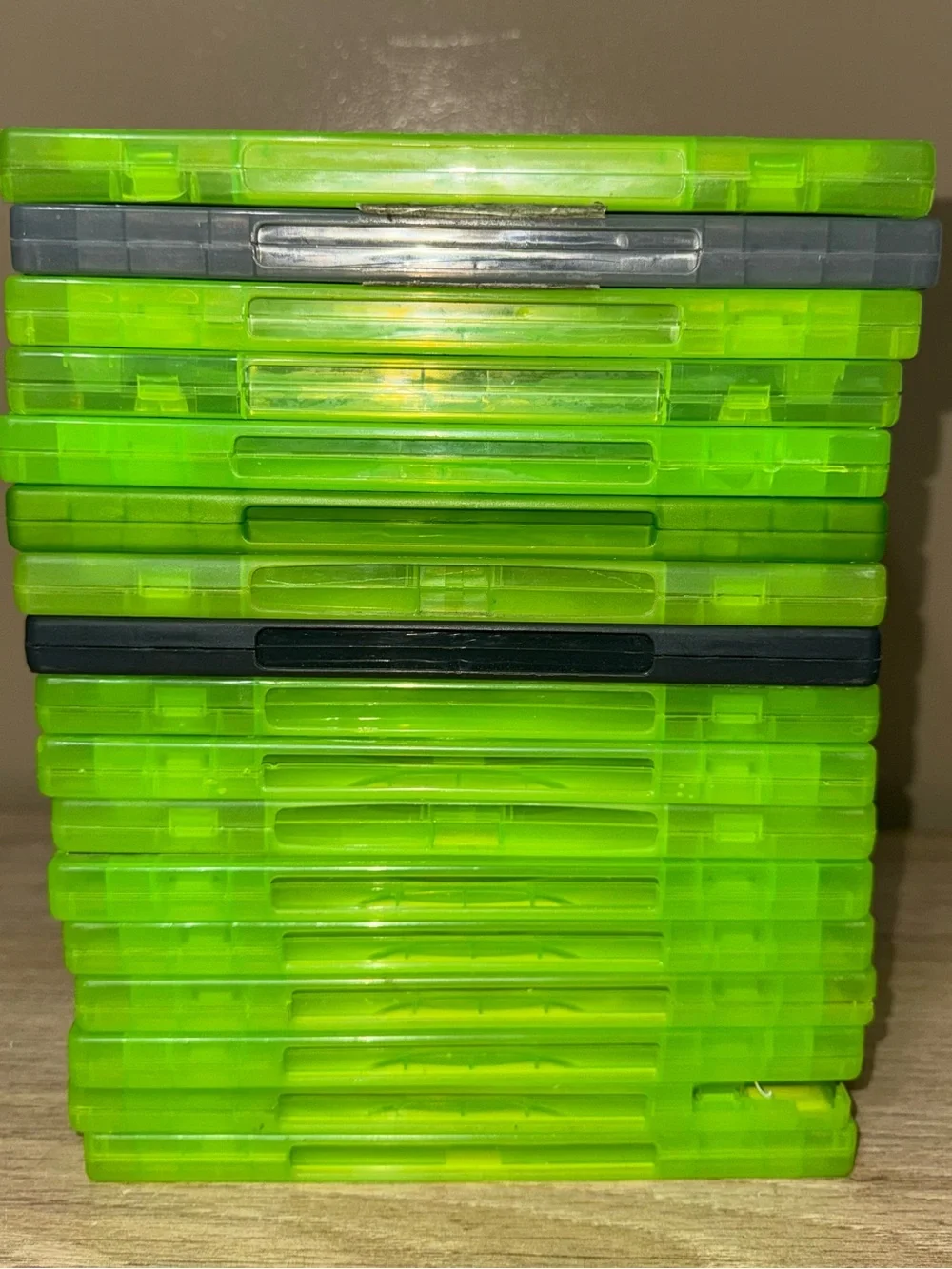 XBOX 360 Game Case Bundle of 17. 6 Free random games.